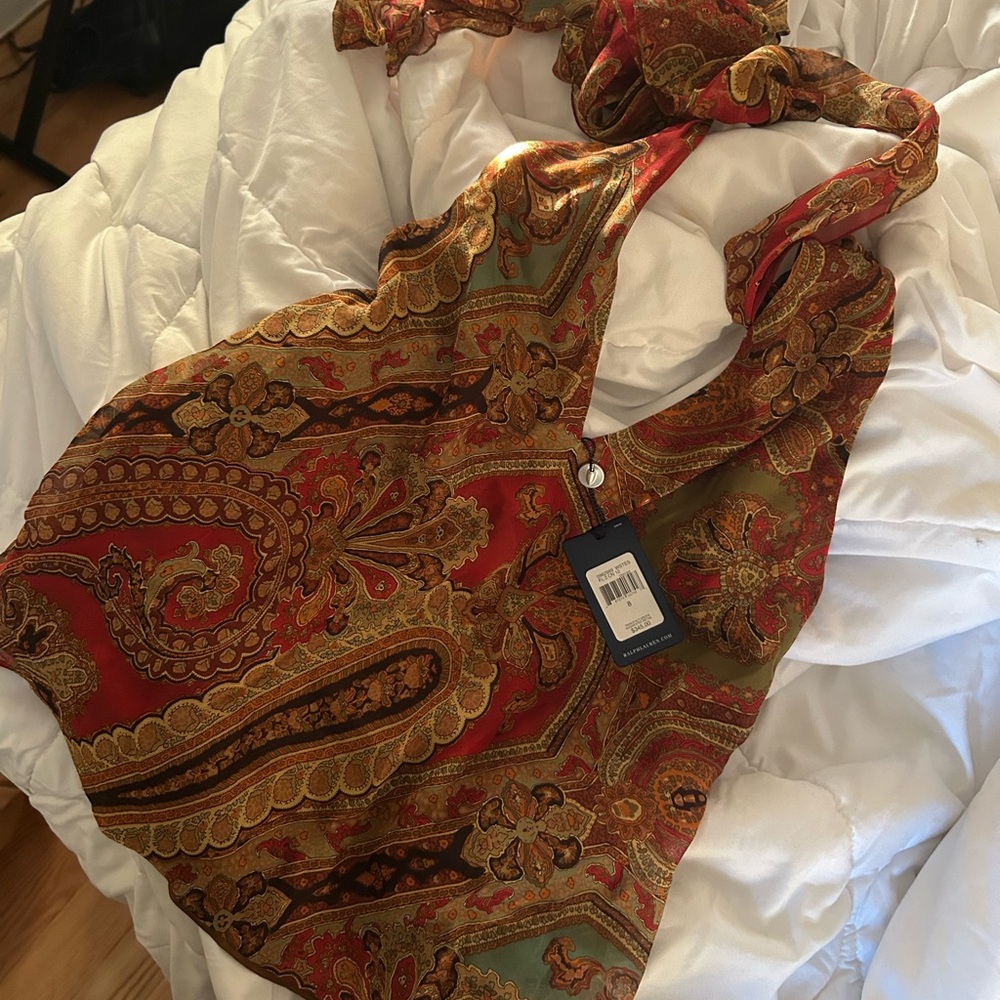 Ralph Lauren Halter Neck Top